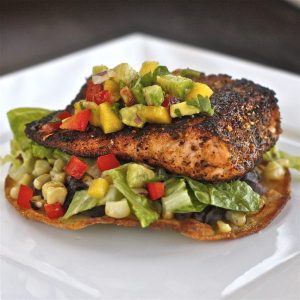 Chili Rubbed Salmon